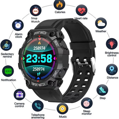 FD68 New Smart Watches Men Women Bluetooth Smartwatch 