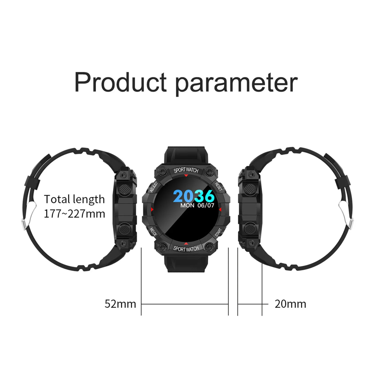 FD68 New Smart Watches Men Women Bluetooth Smartwatch 