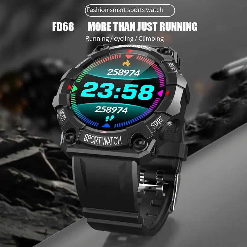 FD68 New Smart Watches Men Women Bluetooth Smartwatch 