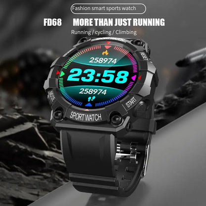 FD68 New Smart Watches Men Women Bluetooth Smartwatch 